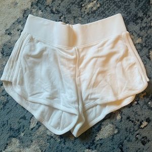 Athleta White Lounge Shorts